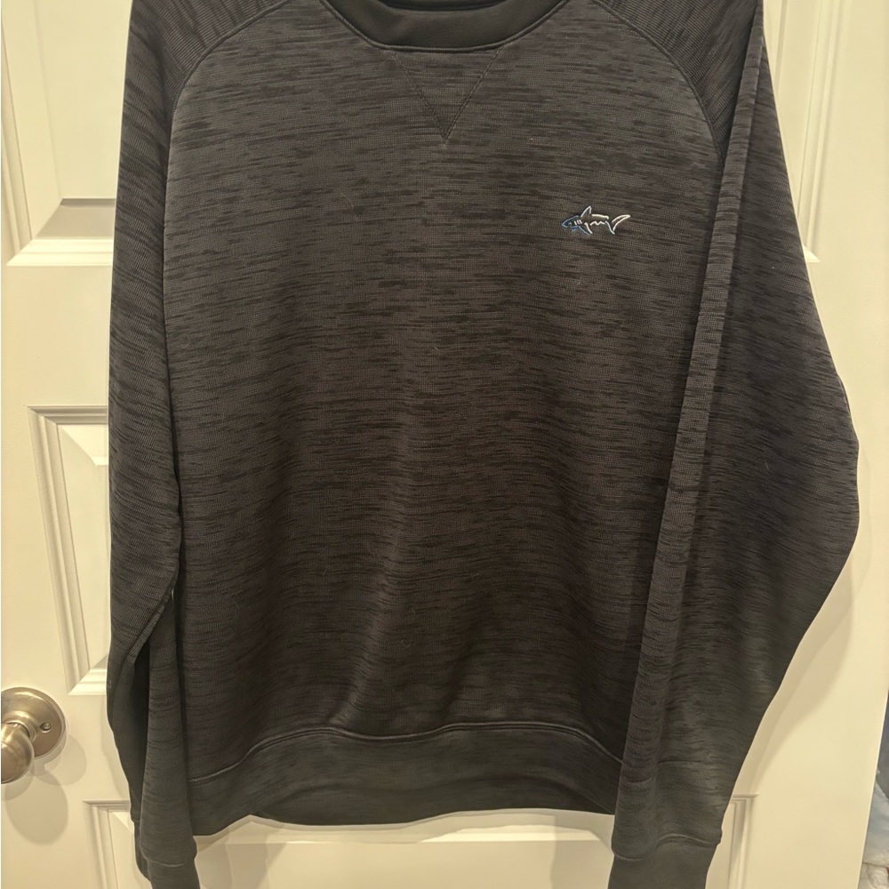Greg Norman Collection Black Crewneck Sweater